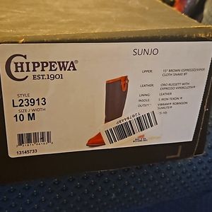 NWT Ladies Size 10 Chippewa Snake Boots